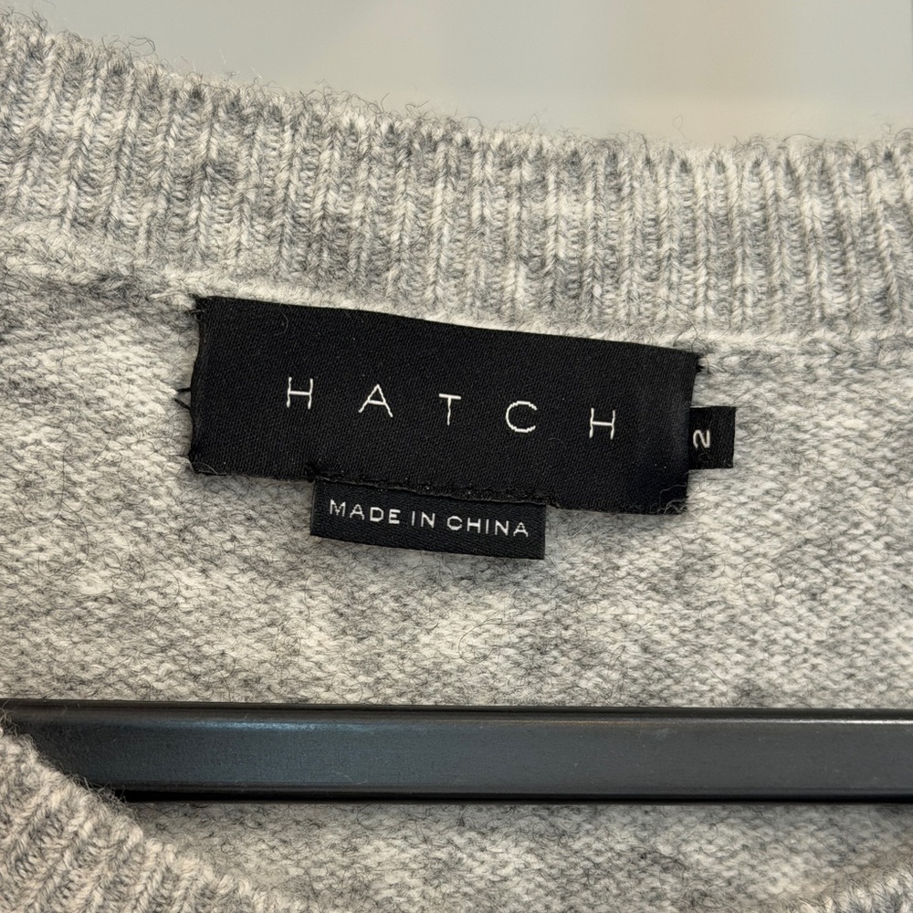 HATCH Heather Gray Knit Sweater Dress - Picture 3 of 3